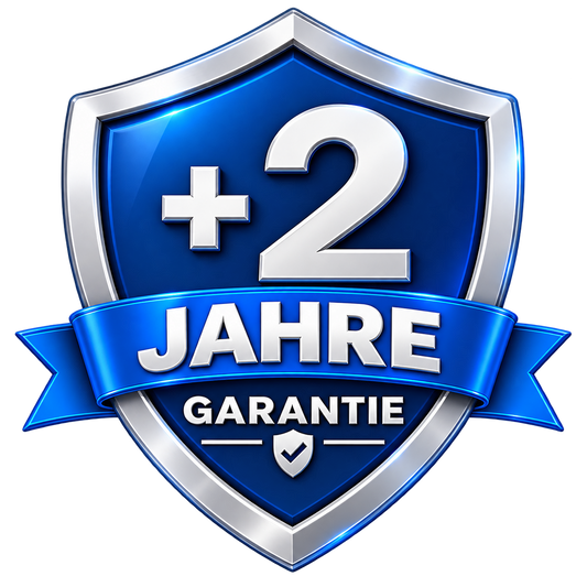 Um 2 Jahre verlängerte Garantie